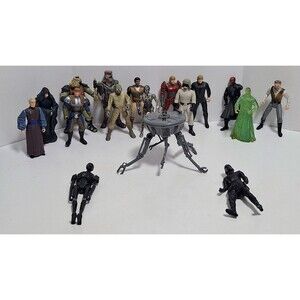 VINTAGE KENNER STAR WARS POWER OF THE FORCE POTF 15 FIGURE LOT W XTRAS
